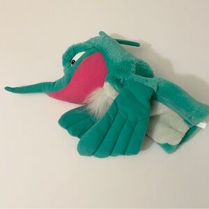 Vintage 90s Disney Mattel Flit Hummingbird Hand Puppet Pocahontas Plush